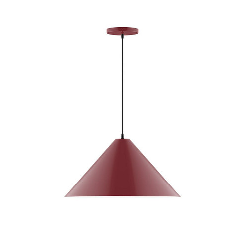 Pinnacle One Light Pendant in Silk Gray (518|PEB423G1528C22)