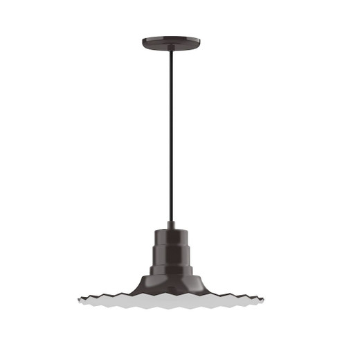 Radial One Light Pendant in Painted Galvanized (518|PEB15949C11)