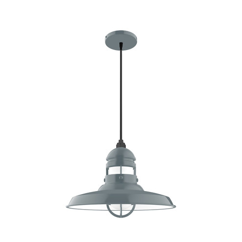 Liberty One Light Pendant in Slate Gray (518|PEB07040)