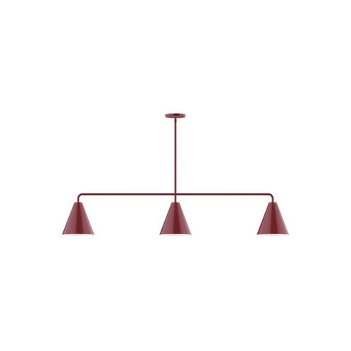 Jynx Three Light Linear Pendant in Bronze Matte (518|MSN42057)