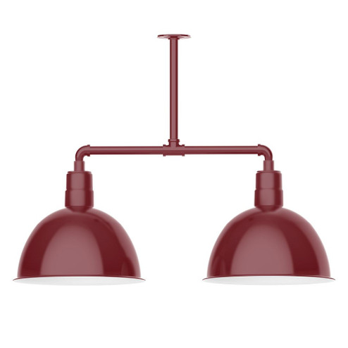 Deep Bowl LED Pendant in Vermillion (518|MSD11726T36L13)