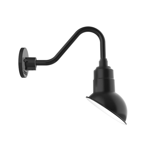 Emblem One Light Gooseneck Wall Light in Black (518|GNV11941)