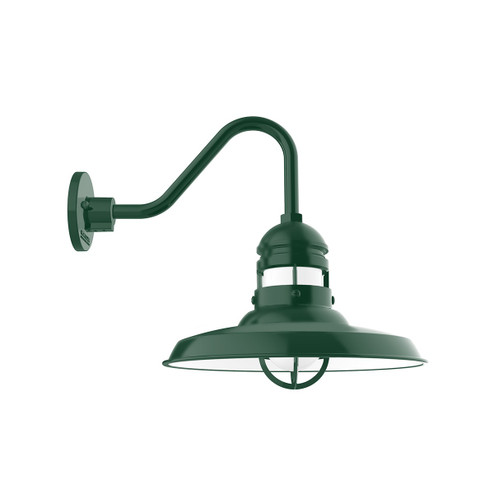 Liberty One Light Gooseneck Wall Light in Forest Green (518|GNV07042)