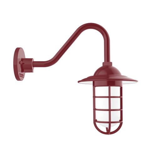 Vaportite One Light Gooseneck Wall Light in Barn Red (518|GNV05255)