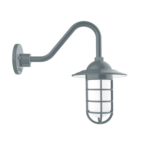 Vaportite One Light Gooseneck Wall Light in Slate Gray (518|GNV05240)