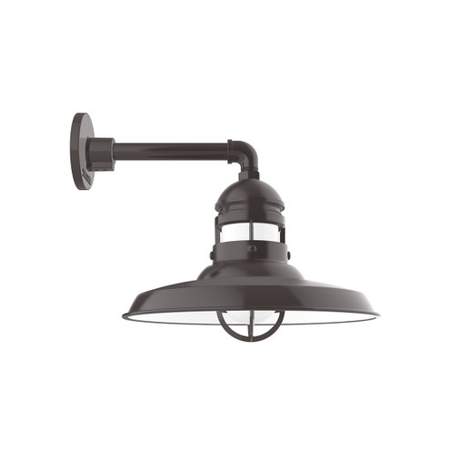 Liberty One Light Straight Arm Wall Light in Architectural Bronze (518|GNN07051) Liberty One Light Straight Arm Wall Light in Architectural Bronze (518|GNN07051)