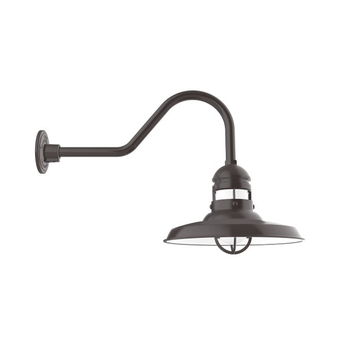 Liberty One Light Gooseneck Wall Light in Architectural Bronze (518|GNB07051)
