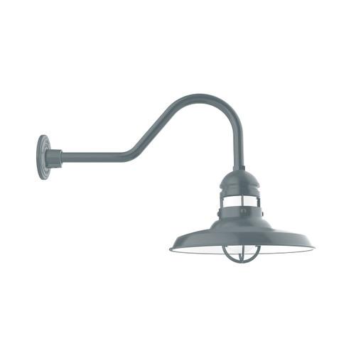 Liberty One Light Gooseneck Wall Light in Slate Gray (518|GNB07040)
