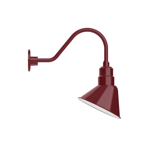 Angle One Light Gooseneck Wall Light in Vermillion (518|GNA10226S01)