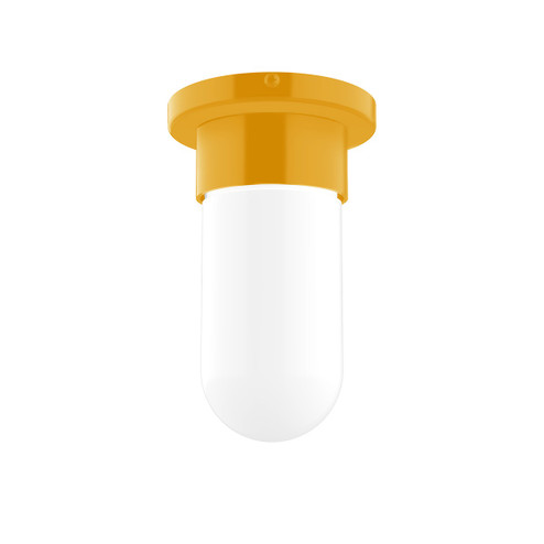 Gambler One Light Flush Mount in Bright Yellow (518|FME04021)