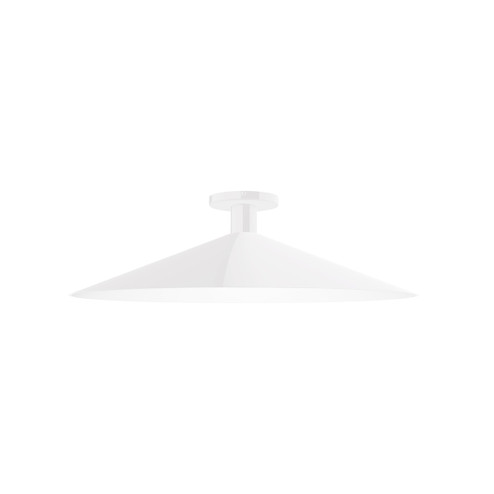 Zing Two Light Flush Mount in White (518|FMDX47844)