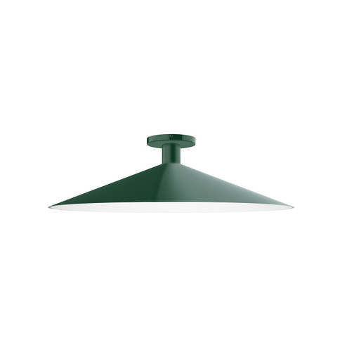 Zing Two Light Flush Mount in Forest Green (518|FMDX47842)