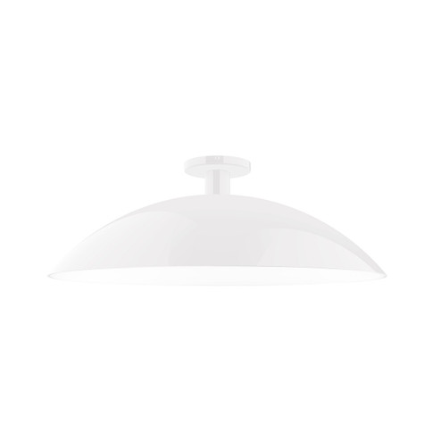 Glow Two Light Flush Mount in White (518|FMDX47744)