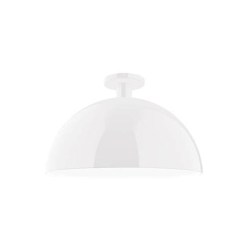 Ray One Light Flush Mount in White (518|FMDX47244)