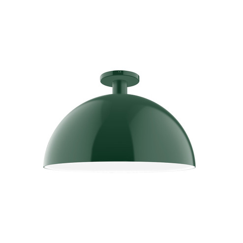 Ray One Light Flush Mount in Forest Green (518|FMDX47242)