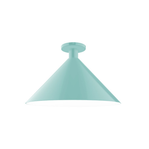 Chase One Light Flush Mount in Sea Green (518|FMDX46748)