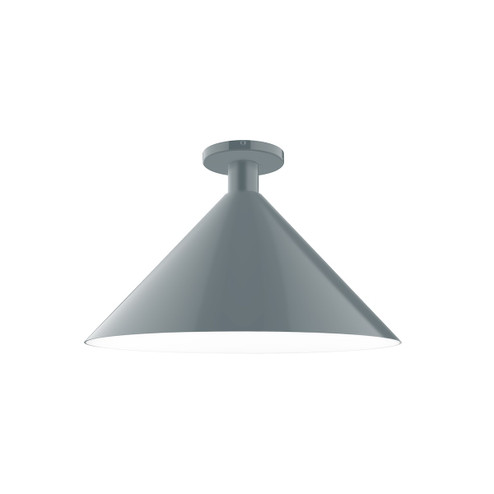 Chase One Light Flush Mount in Slate Gray (518|FMDX46740)