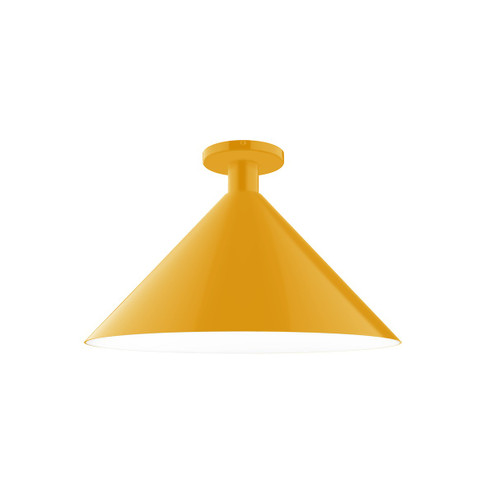 Chase One Light Flush Mount in Bright Yellow (518|FMDX46721)