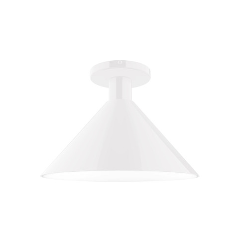 Chase One Light Flush Mount in White (518|FMDX46644)
