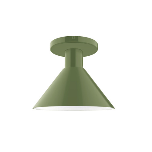 Chase One Light Flush Mount in Fern Green (518|FMDX45122)