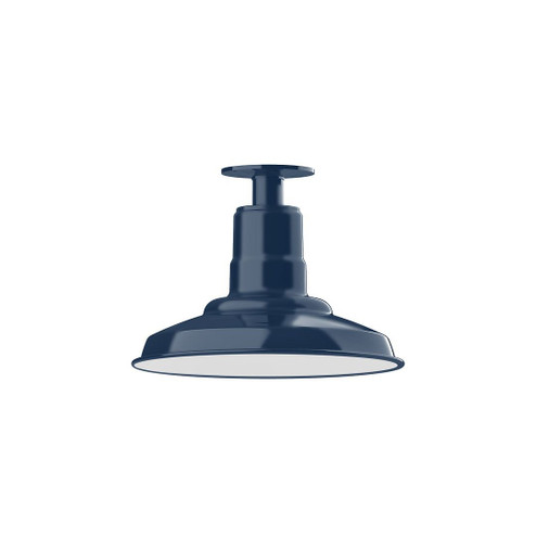 Warehouse One Light Flush Mount in Vermillion (518|FMB18226G06)