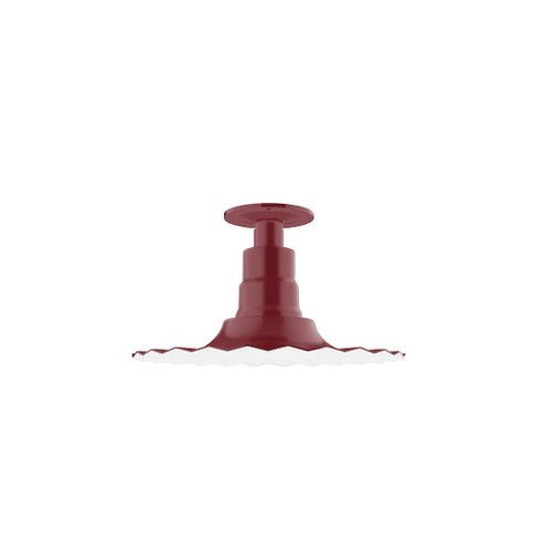 Radial One Light Flush Mount in Bronze Matte (518|FMB15857)