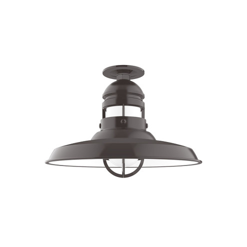 Liberty One Light Flush Mount in Architectural Bronze (518|FMB07051)
