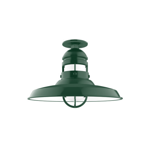 Liberty One Light Flush Mount in Forest Green (518|FMB07042)
