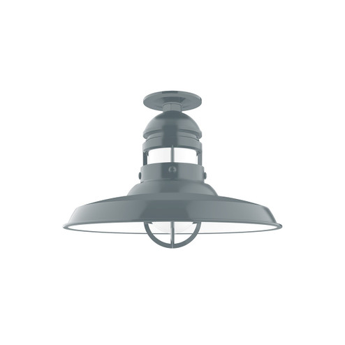 Liberty One Light Flush Mount in Slate Gray (518|FMB07040)