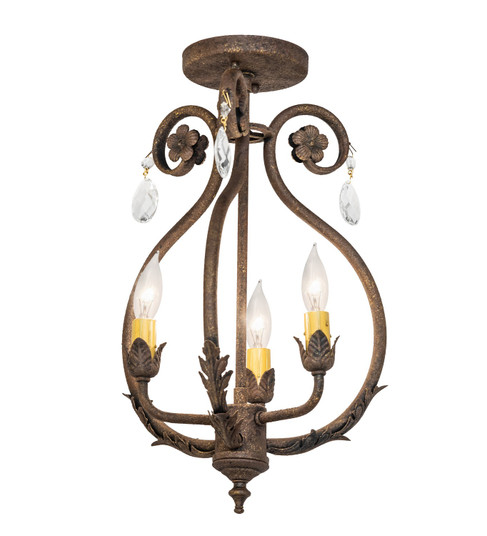 Antonia Three Light Chandelier in Antiquity (57|276405)