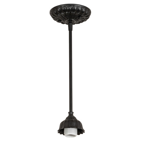 Victorian One Light Pendant Hardware in Textured Black (57|267929)