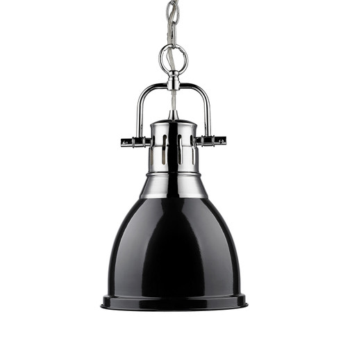 Duncan One Light Pendant in Chrome (62|3602SCHBK)