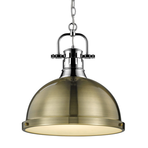 Duncan One Light Pendant in Chrome (62|3602LCHAB)