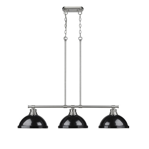 Duncan Three Light Linear Pendant in Pewter (62|36023LPPWBK)