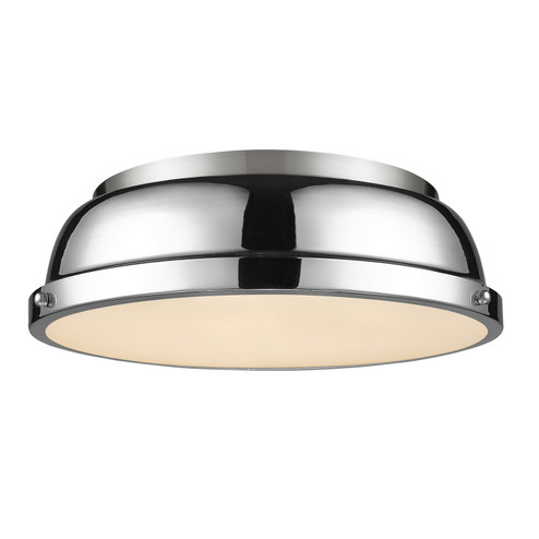 Duncan Two Light Flush Mount in Pewter (62|360214PWCH)