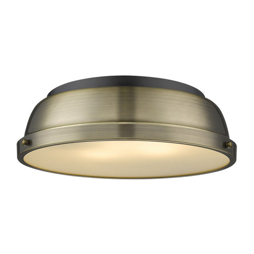 Duncan Two Light Flush Mount in Matte Black (62|360214BLKAB)