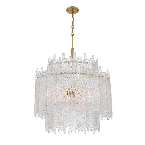 Ackerly Eight Light Chandelier in Aged Brass (60|ACK928AG)