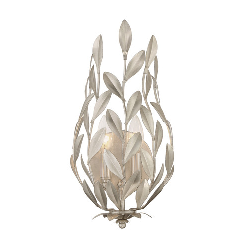 Broche Two Light Wall Sconce in Antique Silver (60|561SA) Broche Two Light Wall Sconce in Antique Silver (60|561SA)