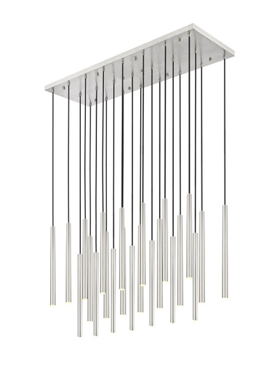 Forest LED Linear Chandelier in Brushed Nickel (224|919MP2423LBNLED)
