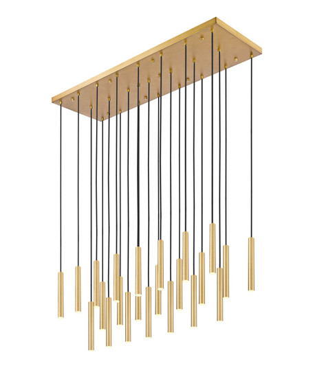 Forest LED Linear Chandelier in Modern Gold (224|919MP1223LMGLDLED)