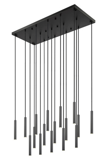 Forest LED Linear Chandelier in Matte Black (224|919MP1217LMBLED)