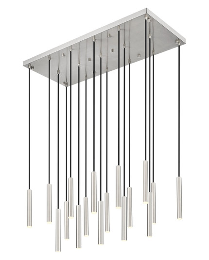 Forest LED Linear Chandelier in Brushed Nickel (224|919MP1217LBNLED)