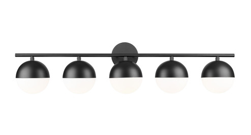 Realm Sphere Five Light Vanity in Matte Black (224|75175VMB)