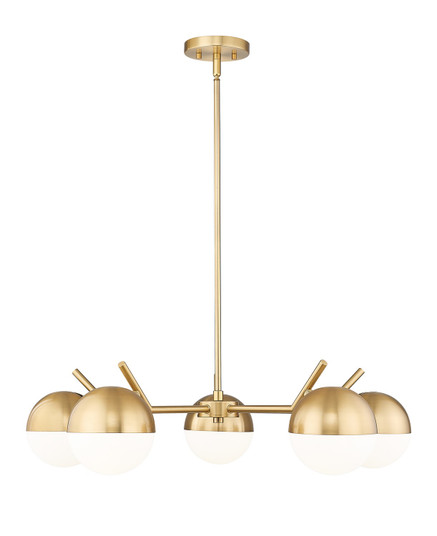 Realm Sphere Five Light Chandelier in Modern Gold (224|75175MGLD)