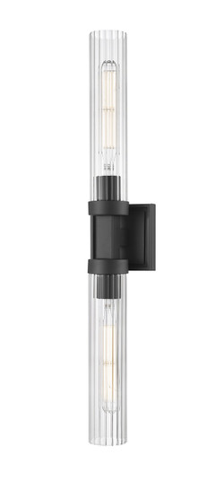 Beau Two Light Wall Sconce in Matte Black (224|7402WMB)