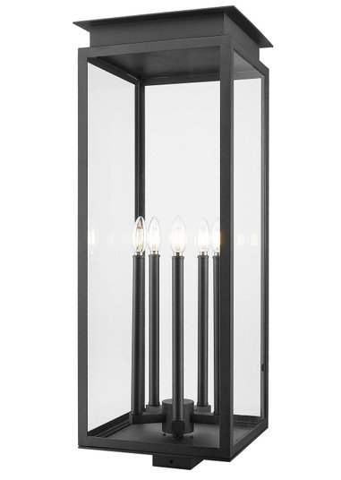 Nova Five Light Outdoor Post Mount Fixture in Black (224|5018PHXLSBK)