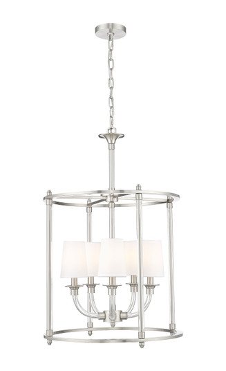 Katerina Five Light Chandelier in Brushed Nickel (224|19505CBN)