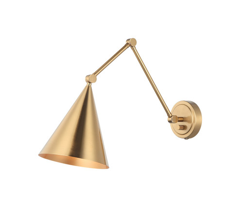 Pearson One Light Wall Sconce in Aged Gold Brass (423|S16521AG)