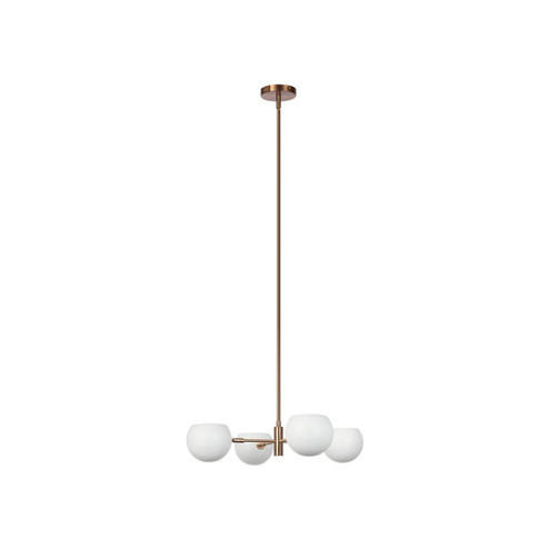 Orb Four Light Pendant in Matte White (423|CX31704MWAG)
