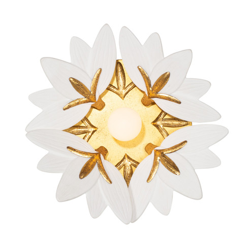 BLOOM One Light Wall Sconce in Oxidized Gold Leaf (33|525621OL)